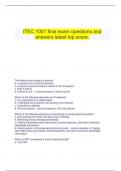 ITEC 1001 final exam questions and answers latest top score.