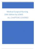 Medical-Surgical Nursing  10th Edition by LEWIS ALL CHAPTERS COVER