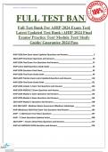 Full Test Bank For AHIP 2024 Exam Test| Latest Updated Test Bank (AHIP 2024 Final Exams/ Practice Test/ Module Test/ Study Guide/ Guarantee 2024 Pass