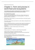 College aantekeningen World Food and Ecosystems (5132WOFE6Y) 