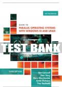 Test Bank For Guide to Parallel Operating Systems with Windows® 10 and Linux - 3rd - 2017 All Chapters - 9781305107120