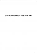PGA 3.0 Level 2 Updated Study Guide 2024