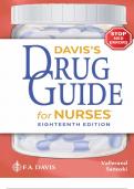 Davis's Drug Guide for Nurses Eighteenth Edition ORIGINAL PDF