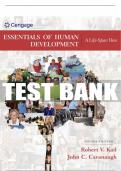 Test Bank For Essentials of Human Development: A Life-Span View - 2nd - 2017 All Chapters - 9781305504585