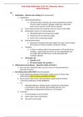 NURSING MSN571 Peds Study Guide Exam 2 (GI, GU, Endocrine, Neuro, Heme/Immune)