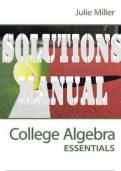 College Algebra Essentials 1st Edition SOLUTIONS MANUAL