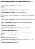 MICRO ECONOMICS EXAM 21 QUESTIONS AND ANSWERS 2024