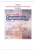Beckmann and Ling's Obstetrics and Gynecology  8th Edition Test Bank By Robert Casanova  | Chapter 1 – 50, Latest - 2024|