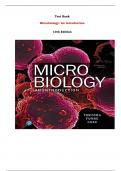 Microbiology: An Introduction  13th Edition Test Bank By Gerard Tortora , Berdell Funke , Christine Case | Chapter 1 – 28, Latest - 2024|