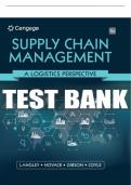 Test Bank For Supply Chain Management: A Logistics Perspective - 11th - 2021 All Chapters - 9780357442135