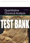 Test Bank For Quantitative Chemical Analysis - Tenth Edition ©2020 All Chapters - 9781319274023