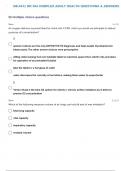 Complex Health NR341 Practice Questions Test 1