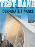 Fundamentals of Corporate Finance, Enhanced eText 5th Edition test bank