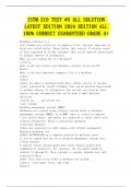 ISTM 210 TEST #3 ALL SOLUTION LATEST EDITION 2024 EDITION ALL 100% CORRECT GUARANTEED GRADE A+