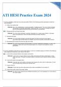 ATI HESI Practice Exam 2024 Download To Score A+