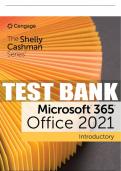 Test Bank For The Shelly Cashman Series® Microsoft® 365® & Office® 2021 Introductory - 1st - 2023 All Chapters - 9780357676783
