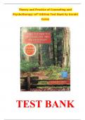 Theory and Practice of Counseling and Psychotherapy 10th Edition Test Bank by Gerald Corey