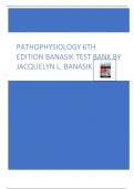 PATHOPHYSIOLOGY 6TH  EDITION BANASIK TEST BANK BY JACQUELYN L. BANASIK  Chapter 01: Introduction to Pathophysiology Banasik: Pathophysiology, 6th Edition MULTIPLE CHOICE 1. C.Q. was recently exposed to group A hemolytic Streptococcus and subsequently deve