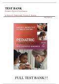 Test Bank For Pediatric Physical Examination 4th Edition by Karen G. Duderstadt, Victoria F. Keeton||ISBN NO:10,0323831559||ISBN NO:13,978-0323831550||All Chapters||A+, Guide.