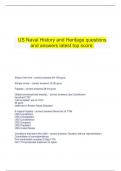   US Naval History and Heritage questions and answers latest top score.