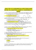 [NGN] 2024 ATI FUNDAMENTALS PROCTORED EXAM RETAKE (ALL QUESTIONS CORRECTLY ANSWERED)/A+ GRADE