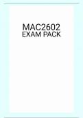 mac2602 EXAM PACK