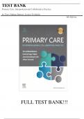 Test Bank For Primary Care: Interprofessional Collaborative Practice 6th Edition by Terry Mahan Buttaro, JoAnn Trybulski||ISBN NO:10,9780323570152||ISBN NO:13,978-0323570152||All Chapters||Complete Guide A+