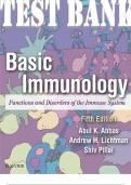 Basic Immunology Functions and Disorders of the Immune System Test Bank