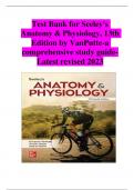 Seeley's Anatomy and Physiology, 13th Edition by VanPutte Test Bank |Chapter 1-29 | Complete Guide Newest Version 2023