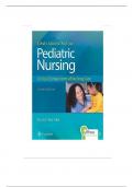 Test Bank Pediatric Nursig Critical Components of Nursing Care 3rd Edition Rudd.