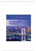 Solution Manual for Fundamentals Of Corporate Finance 11ce Stephen A. Ross, Randolph W. Westerfield, Bradford D. Jordan, J. Ari Pandes, Thomas Holloway With All Chapters 100% Complete