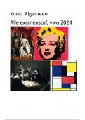Kunst Algemeen ALLE examenstof VWO 2024
