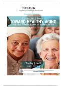 Test Bank - Touhy: Ebersole & Hess' Toward Healthy Aging, 9th Edition
