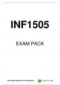 INF1505 MCQ EXAM PACK 2024