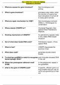 HC 7- DNA Pair & Genome Editing Questions & Answers
