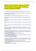Ryanair Conversion 1(Doors & Exits Fire & Smoke Passenger Handling Safety Equipment)2023