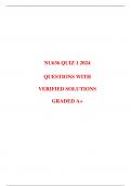 NU636 QUIZ 1 2024  QUESTIONS WITH VERIFIED SOLUTIONS GRADED A+