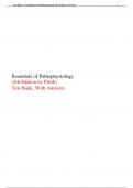 Test bank essentials of pathophysiology 4th edition by Porth