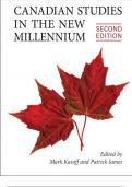 Canadian Studies in the New Millennium  Second Edition solution manual