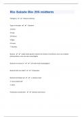 Rio Salado Bio 205 midterm |163 Sample Questions With 100% Correct Solutions |Download to Score A+