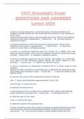 VATI Greenlight Exam QUESTIONS AND ANSWERS Latest 2024/2025