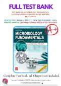 Test Bank For Microbiology Fundamentals: A Clinical Approach 4th Edition by Marjorie Kelly Cowan 9781260702439 Chapter 1-22 Complete Guide.
