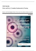 Test Bank - Potter and Perry's Canadian Fundamentals of Nursing, 7th Edition (Astle, 2024), Chapter 1-49 | All Chapters