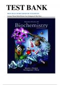 Test Bank for Principles of Biochemistry 5th Edition by Laurence Moran ISBN NO: 9780321707338 Chapter 1-23 Complete Guide.
