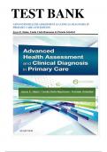 Test Bank For Advanced Health Assessment & Clinical Diagnosis in Primary Care 6th Edition by Joyce E. Dains; Linda Ciofu Baumann; Pamela Scheibel 9780323554961 Chapter 1-42 Complete Guide.