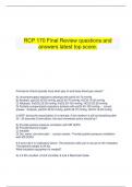   RCP 170 Final Review questions and answers latest top score.