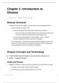 Chapter 1: Intro to Diseases