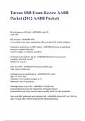 Turcan SBB Exam Review AABB Packet (2012 AABB Packet)