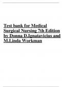 Test bank for Medical Surgical Nursing 7th edition 