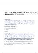 PDGA CERTIFIED RULES EXAM 2023 QUESTIONS AND ANSWERS 22/25 SCORED.